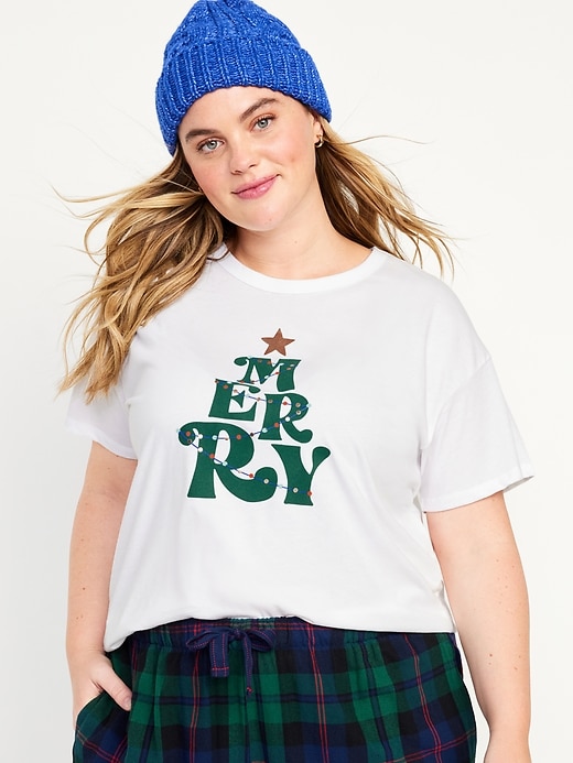 Image number 7 showing, Matching Holiday-Graphic T-Shirt
