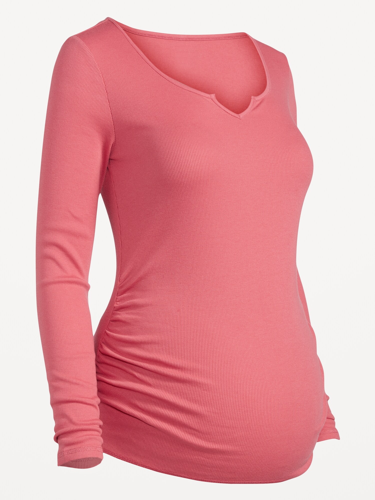 Maternity Long-Sleeve Rib-Knit Top | Old Navy