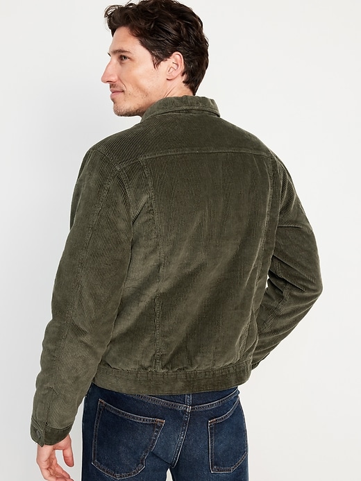 Image number 2 showing, Sherpa-Lined Corduroy Jacket