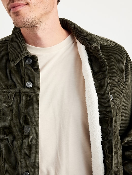 Image number 4 showing, Sherpa-Lined Corduroy Jacket