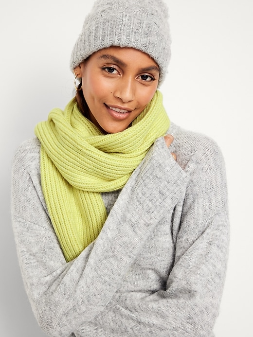 Image number 1 showing, Rib-Knit Scarf for Women