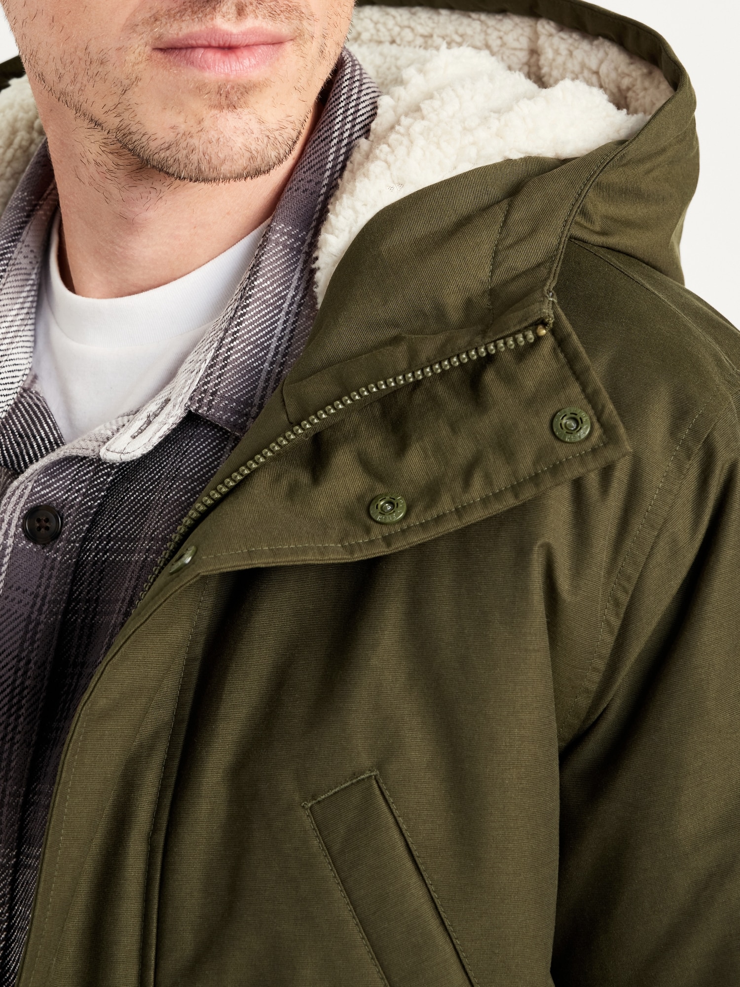 Parka green store men