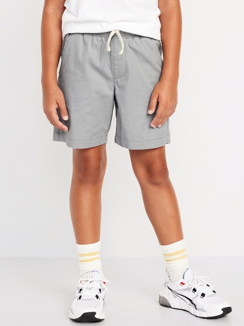 Twill Non-Stretch Jogger Shorts for Boys Above Knee