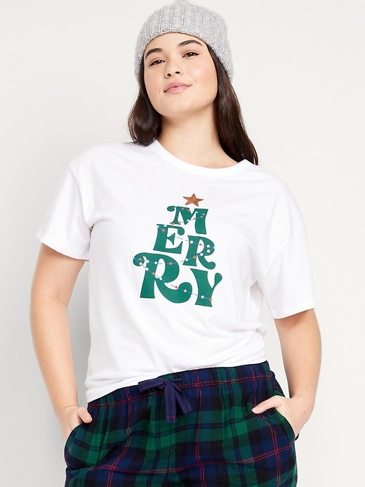 Image number 5 showing, Matching Holiday-Graphic T-Shirt