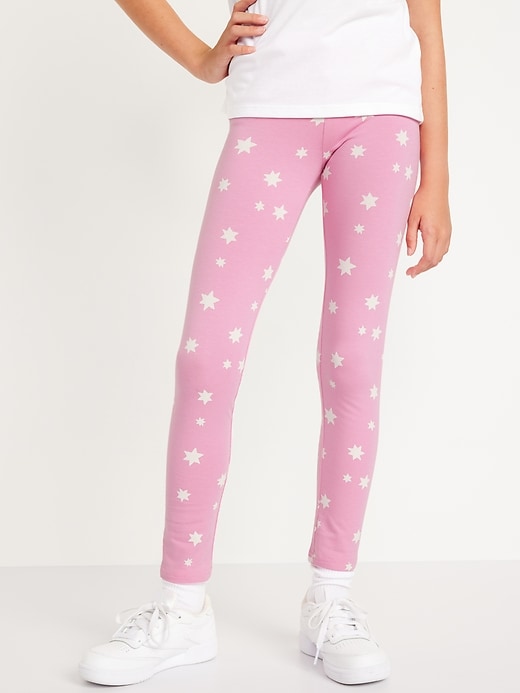 View large product image 1 of 4. Printed Built-In Tough Full-Length Leggings for Girls