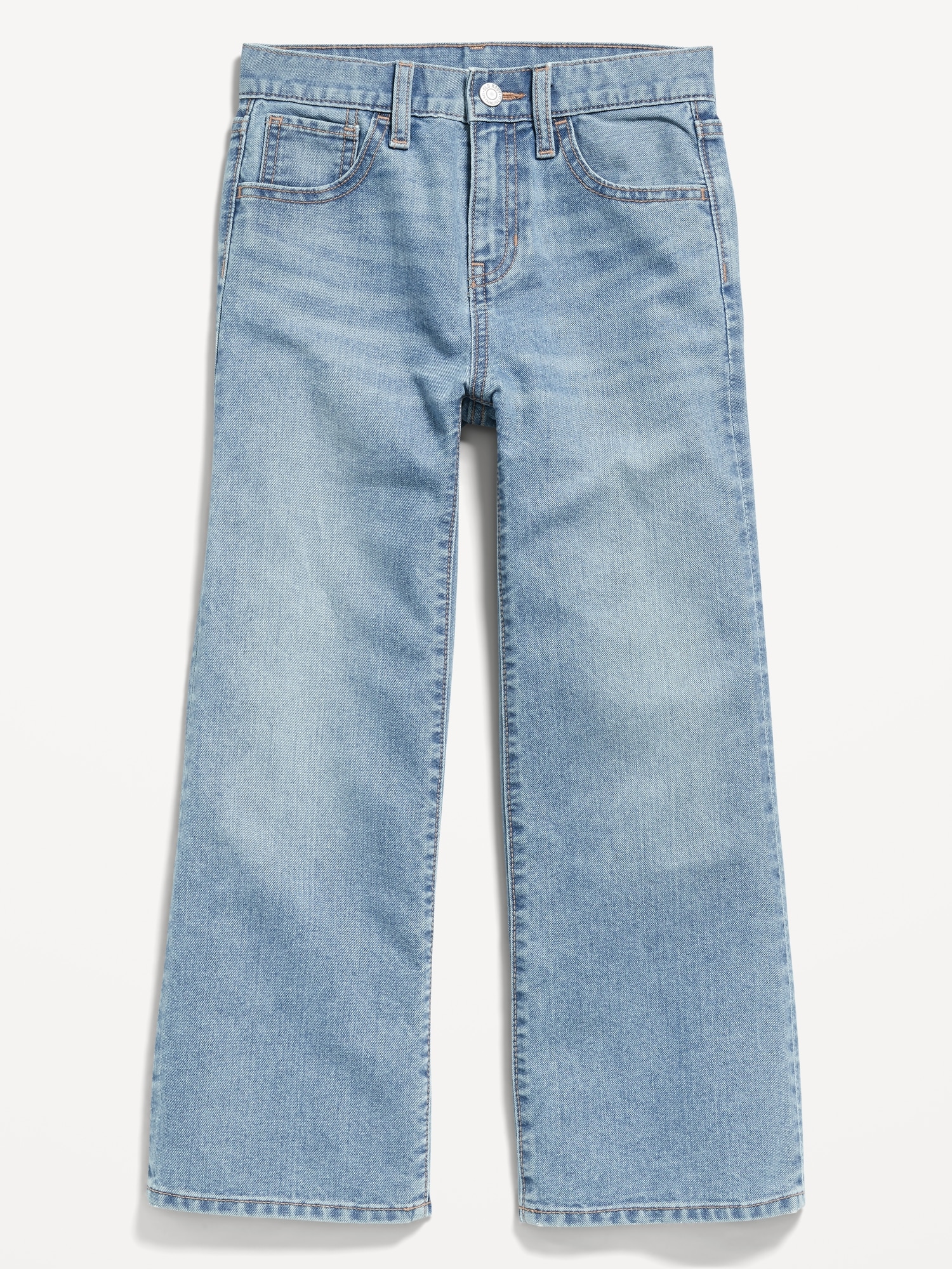 High-Waisted Baggy Wide-Leg Jeans for Girls