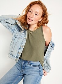 Luxe Sleeveless Top, Old Navy