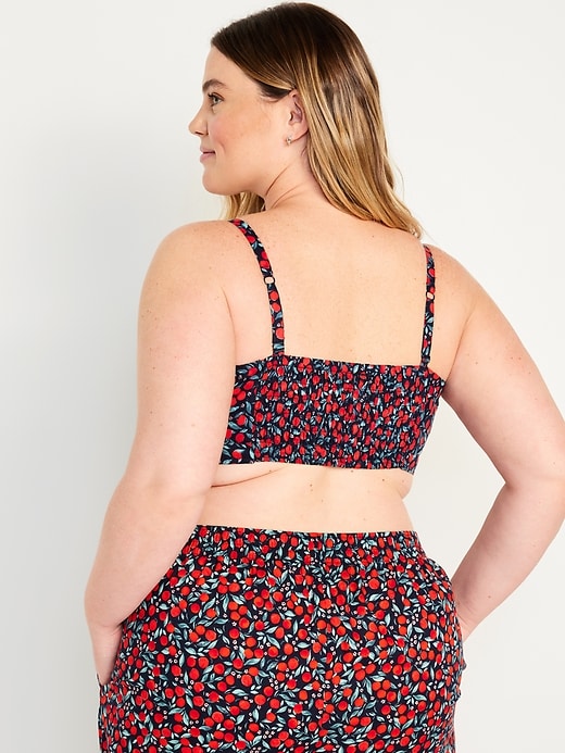 Image number 8 showing, Cross-Front Poplin Bralette