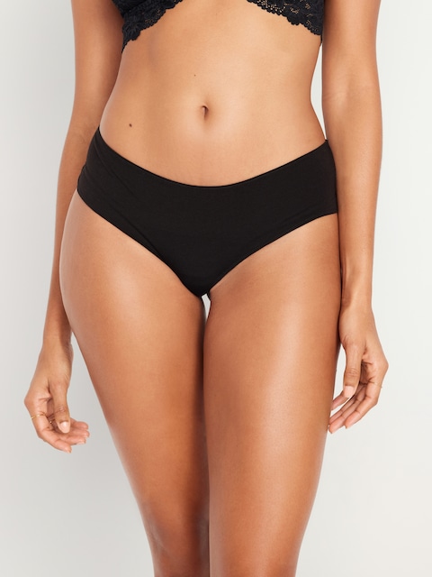 Mid-Rise Lace-Back Hipster Underwear