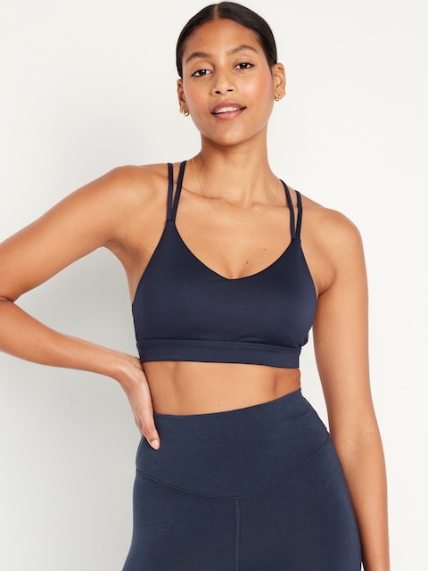 Light Support Strappy Sports Bra