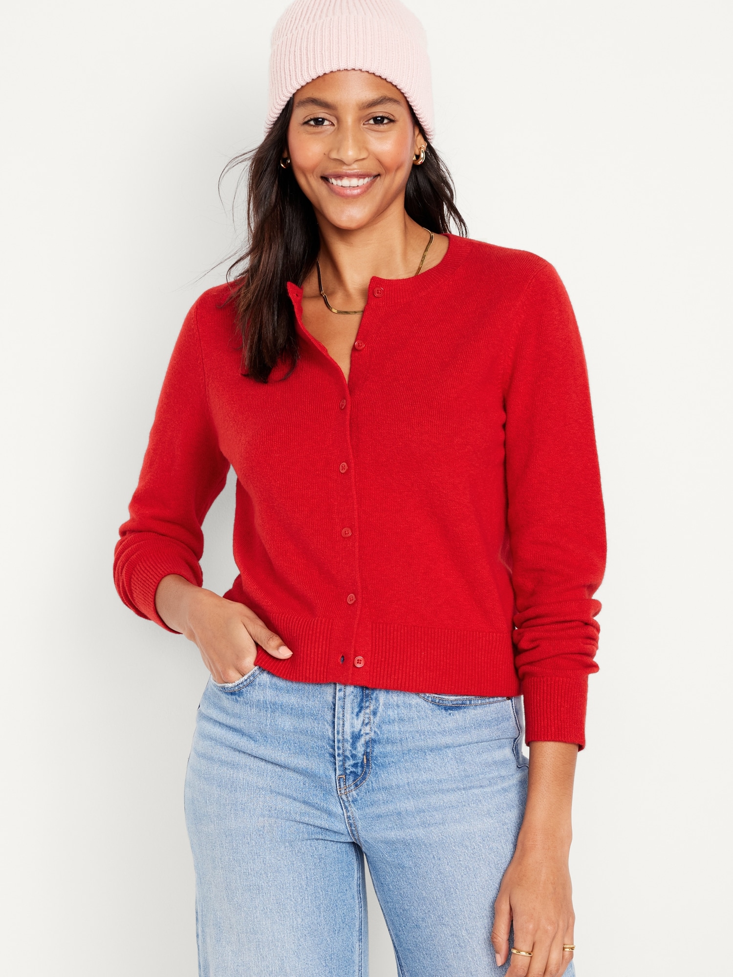 SoSoft Cropped Cardigan Sweater for Women | Old Navy