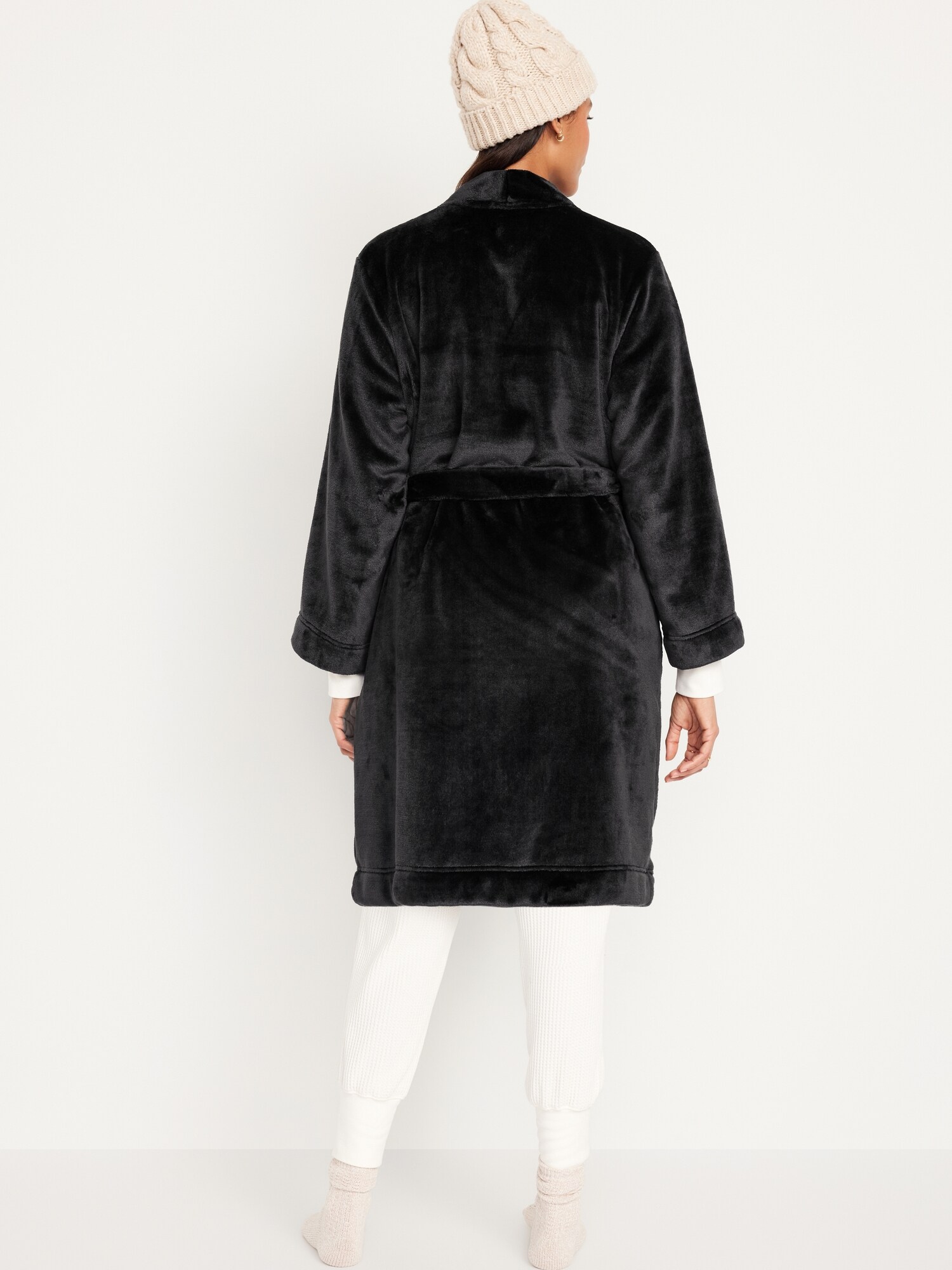 Sherpa TieBelt Robe Old Navy