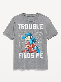 Mega Man™ Gender-Neutral Graphic T-Shirt for Kids