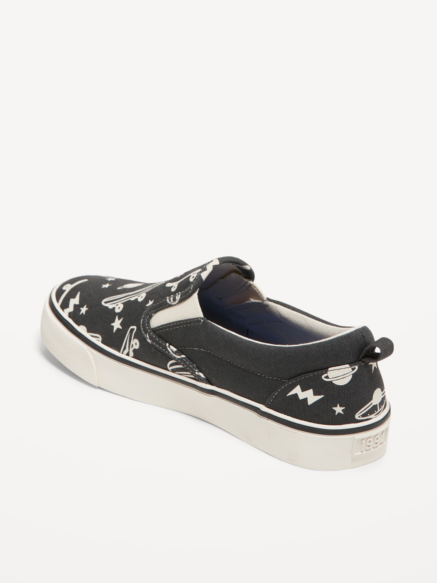 Boys white canvas slip hotsell on shoes