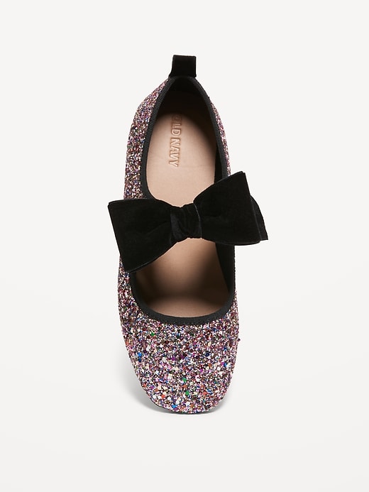 Faux-Suede Bow-Tie Ballet Flat Shoes for Girls Old Navy