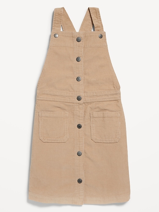 Navy cord shop pinafore dress