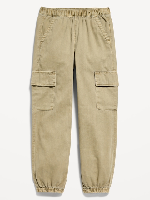 Twill Cargo Jogger Pants for Girls