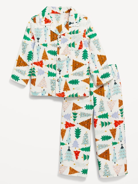 Unisex Printed Pajama Set for Toddler & Baby