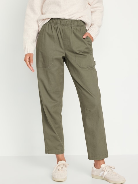 Pantalon utilitaire Flexi-taille à taille haute
