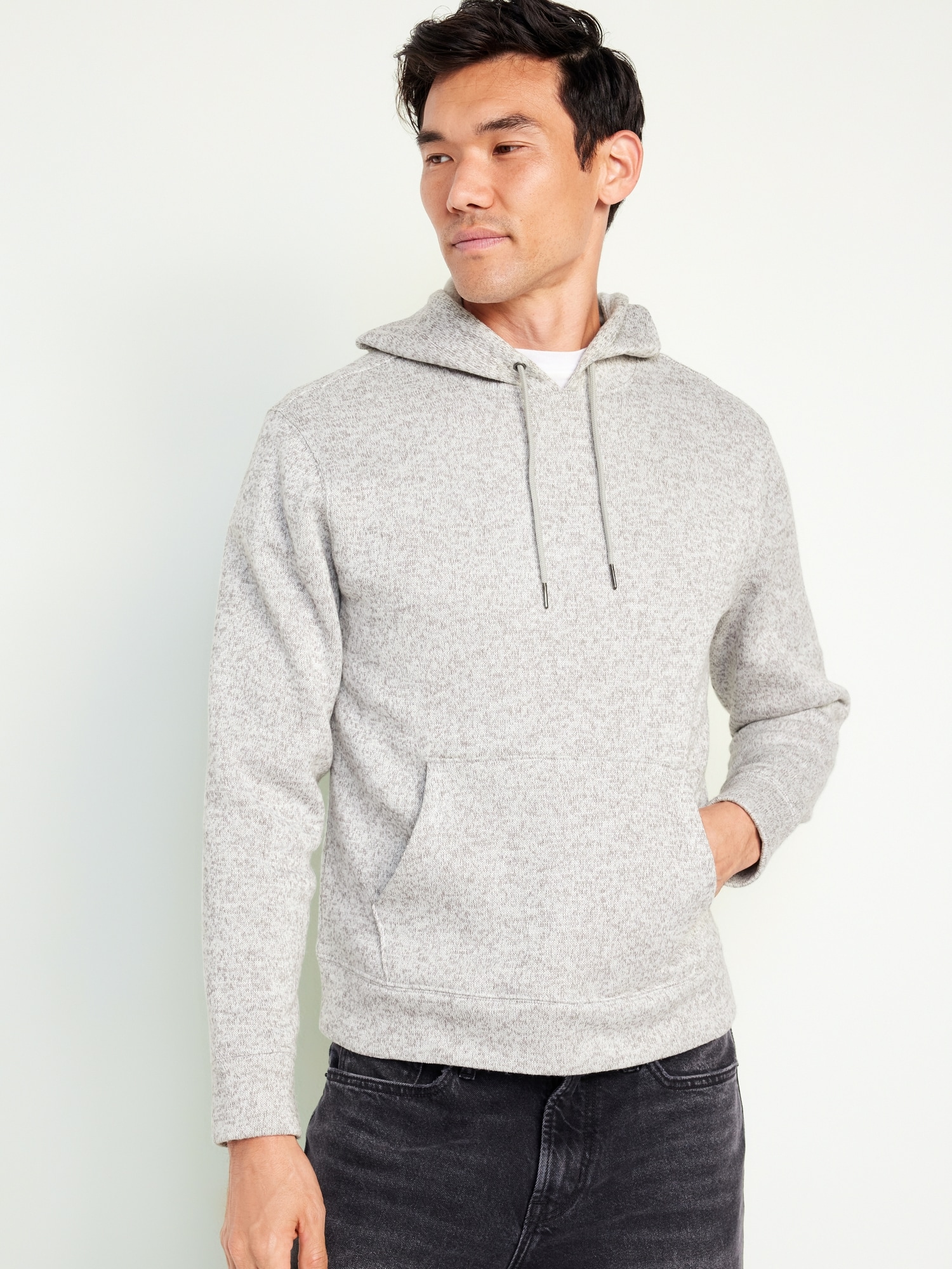 Fleece Knit Pullover Hoodie Old Navy