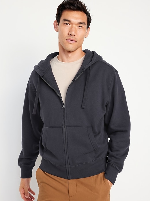 Image number 1 showing, Loose Full-Zip Hoodie