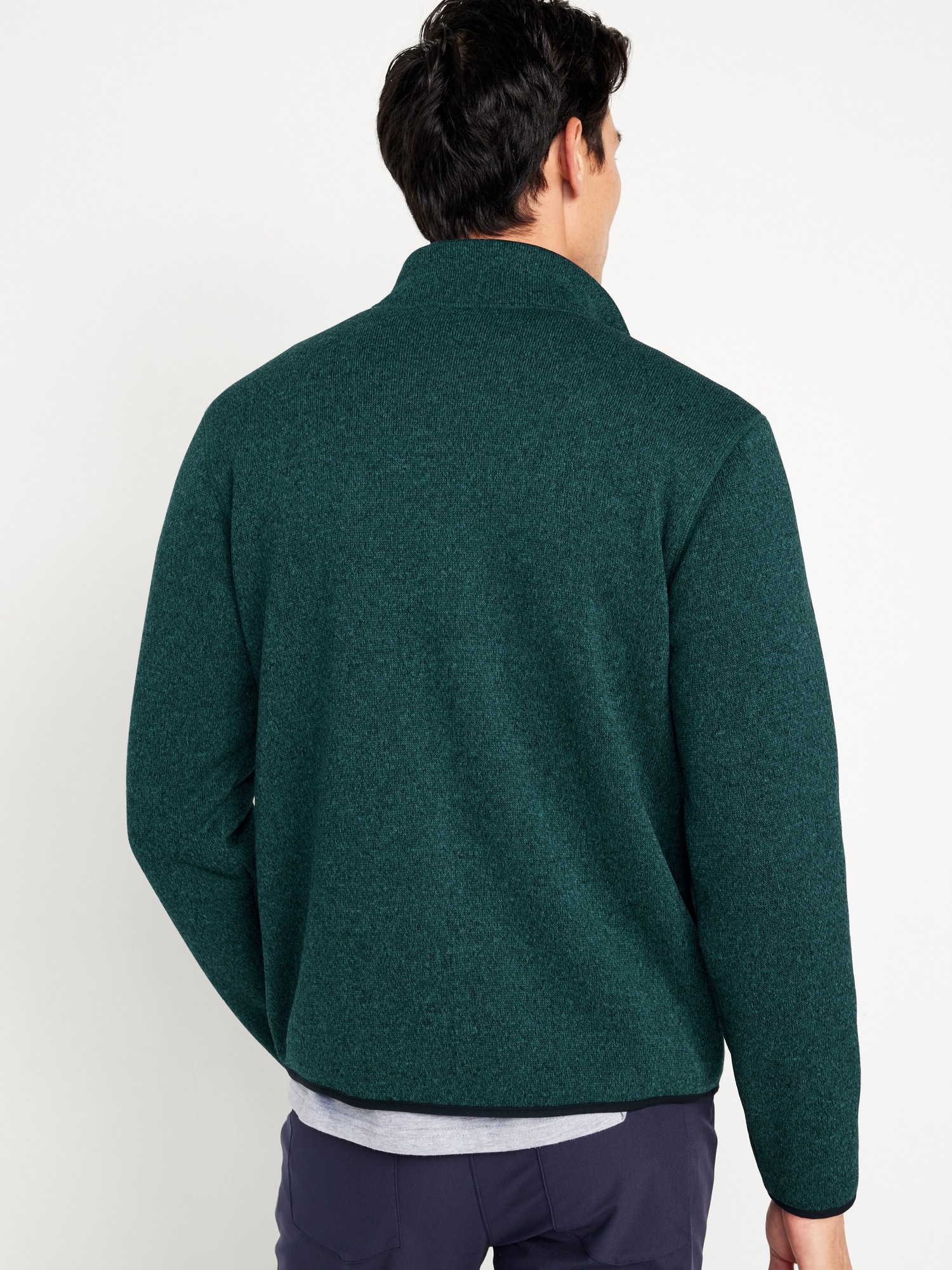 Sherpa button clearance through fleece