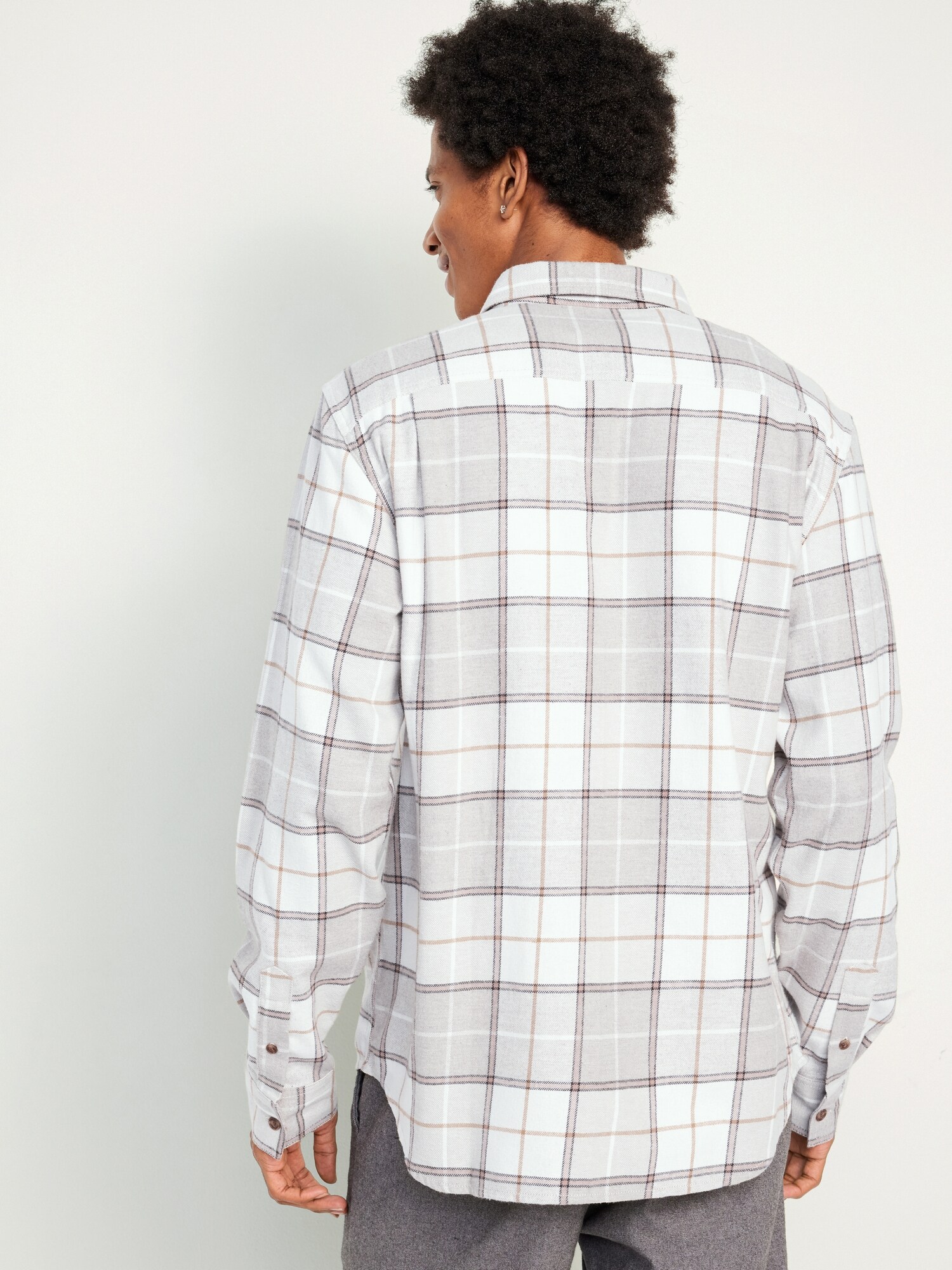 DoubleBrushed Flannel Shirt Old Navy