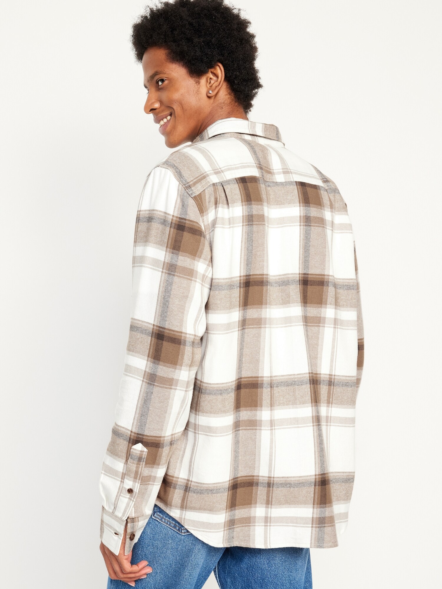 DoubleBrushed Flannel Shirt Old Navy