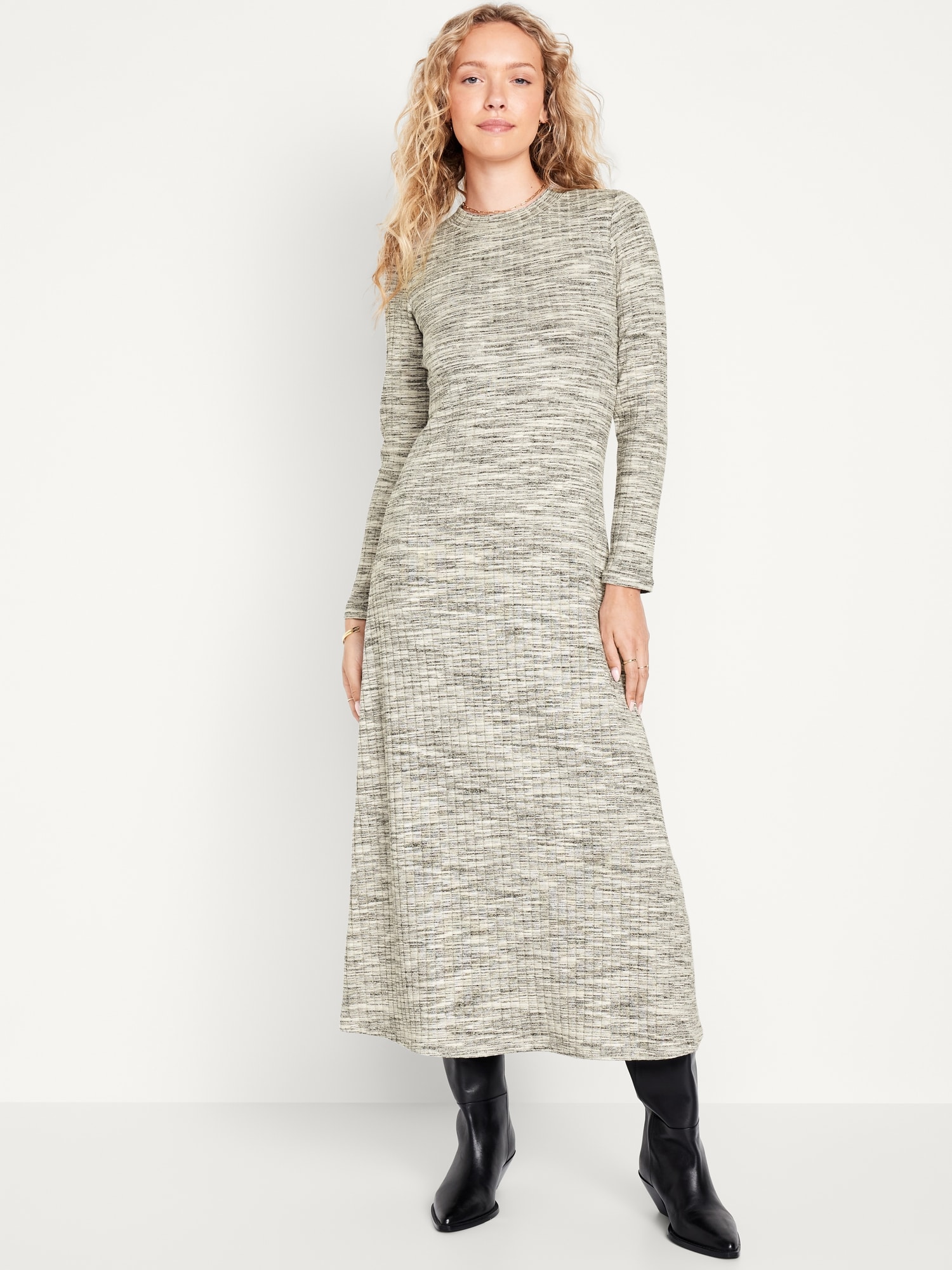 Maxi clearance ribbed dress