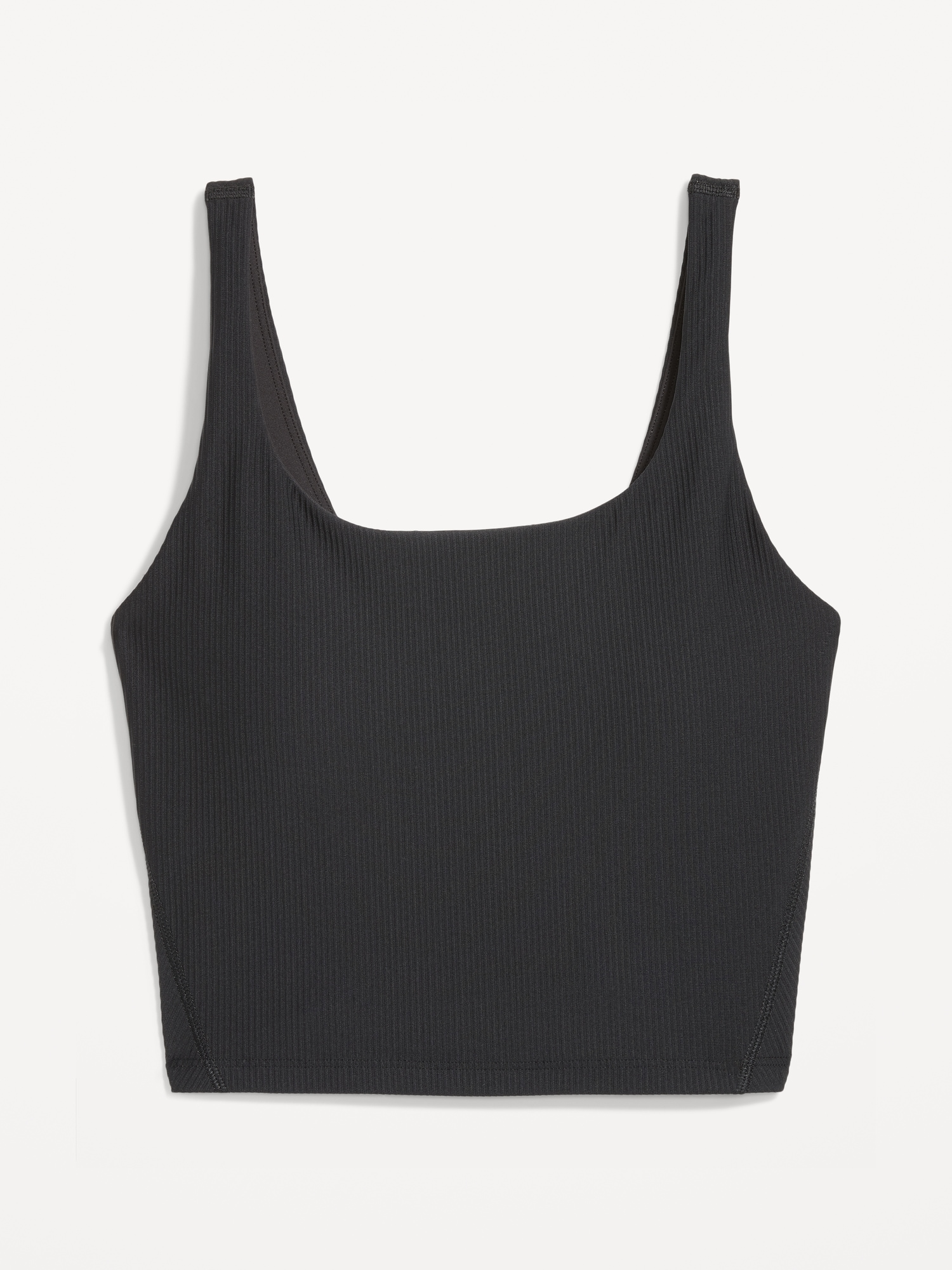 Light Support PowerSoft Ribbed Longline Sports Bra for Women