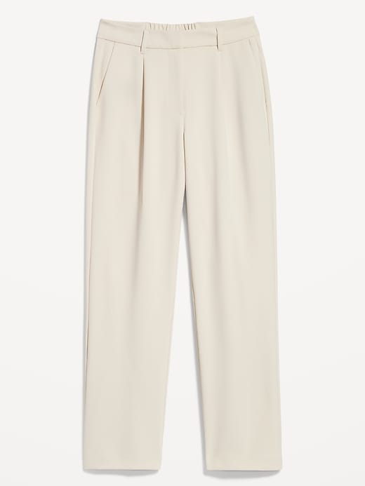 Image number 7 showing, Extra High-Waisted Taylor Wide-Leg Trouser Pants