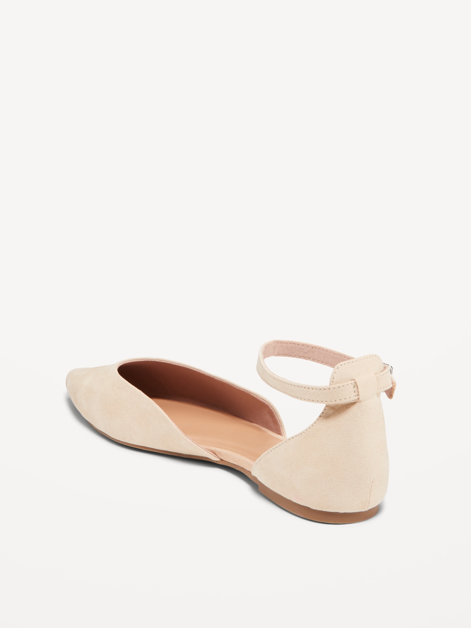 Ankle Strap D'Orsay Flats