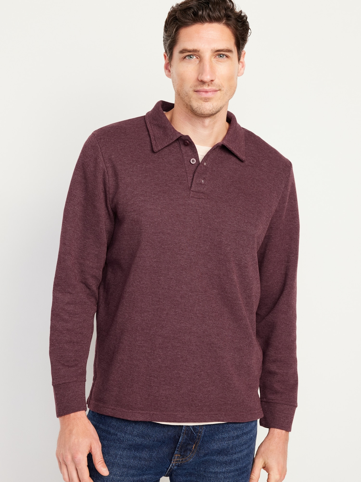French Rib Polo Sweater | Old Navy