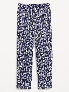 Old Navy Patterned Poplin Pajama Pants 2-Pack for Boys gray