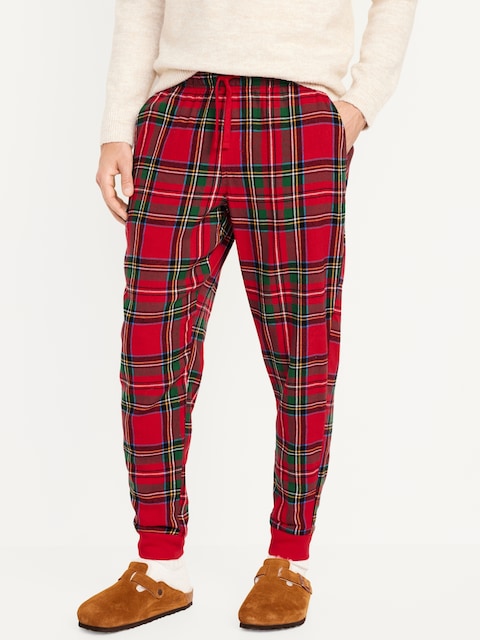 Flannel Jogger Pajama Pants