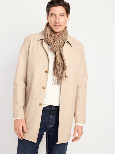 Button-Front Topcoat