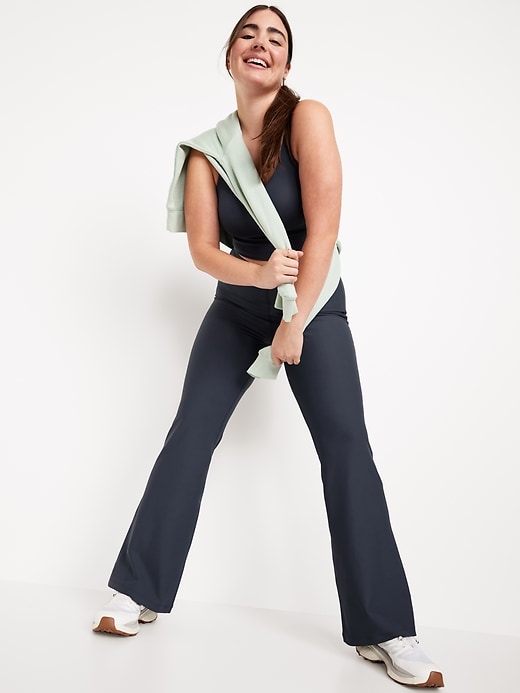 Image number 3 showing, Extra High-Waisted PowerSoft Flare Leggings