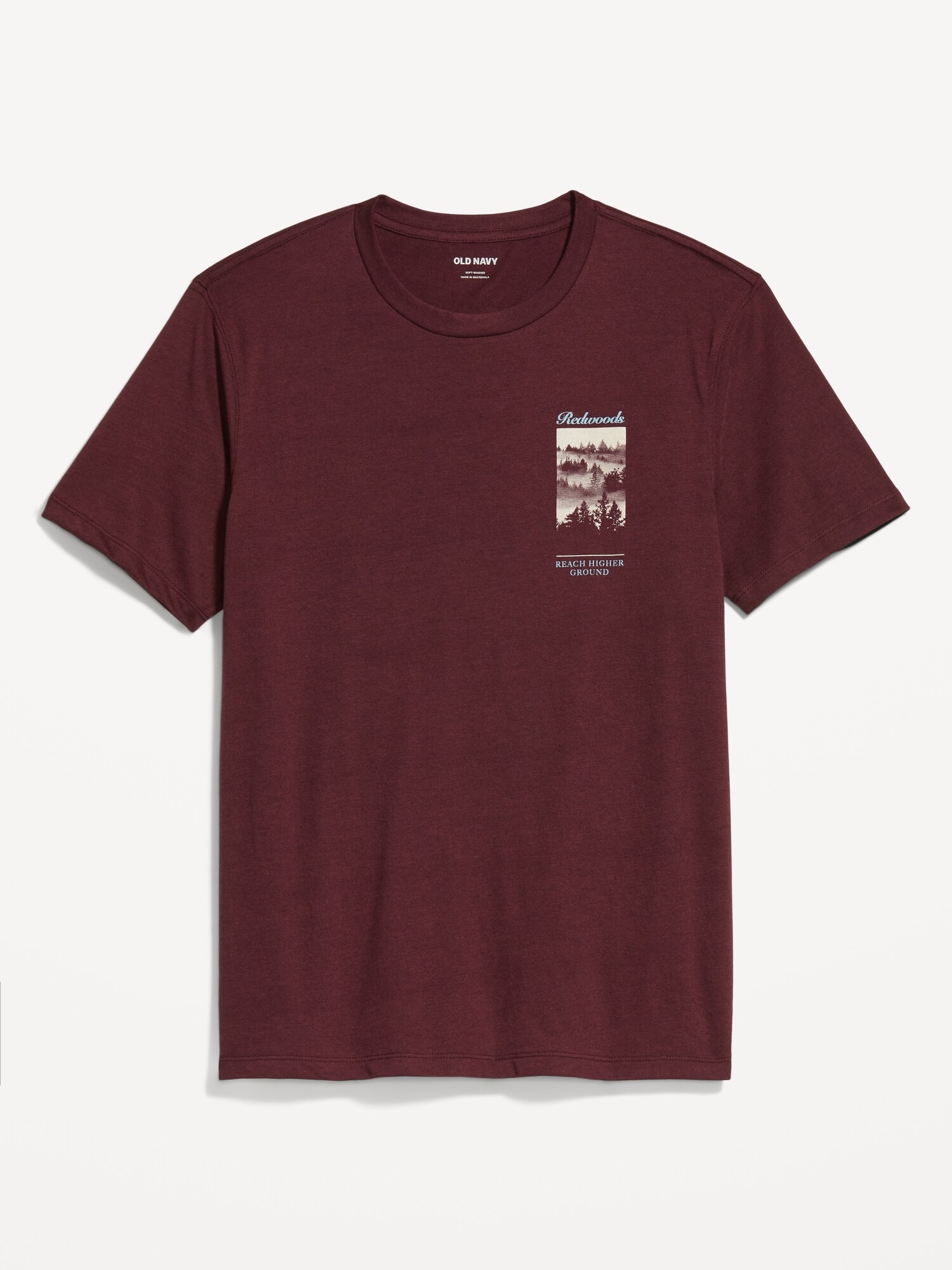 A Garment-washed Graphic T-shirt