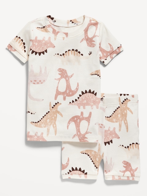 Unisex Snug-Fit Graphic Pajama Set for Toddler & Baby