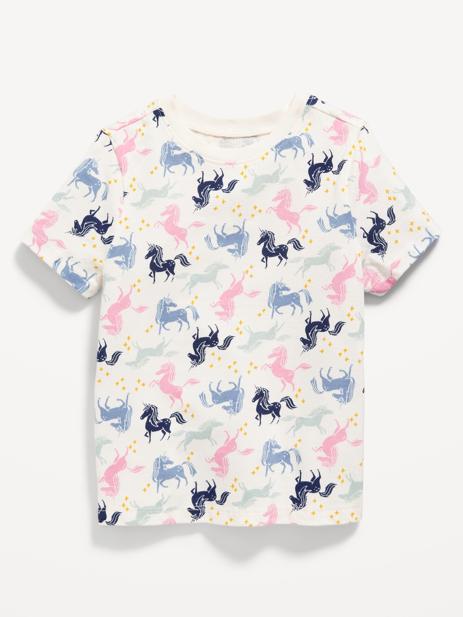 Printed T-shirt - White/unicorn - Kids