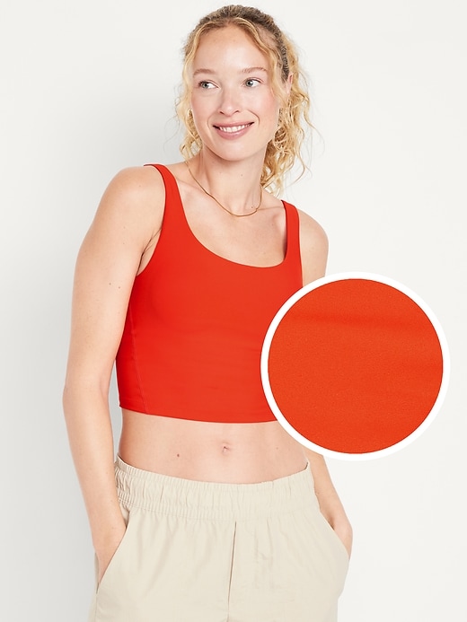 Image number 1 showing, Light Support PowerSoft Longline Sports Bra