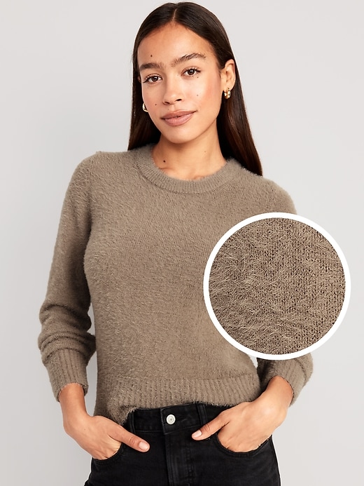 Image number 1 showing, Eyelash Sweater