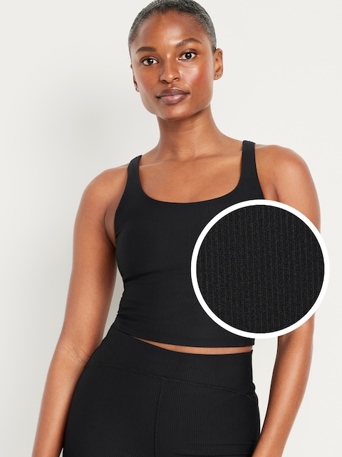 Light Support PowerSoft Rib Longline Sports Bra