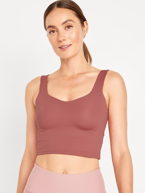 PowerSoft Molded Cup Longline Sports Bra