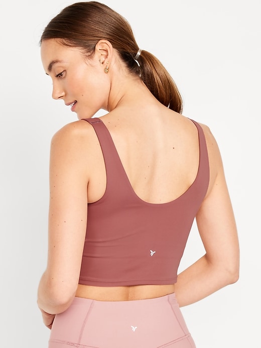 PowerSoft Molded Cup Longline Sports Bra | Old Navy