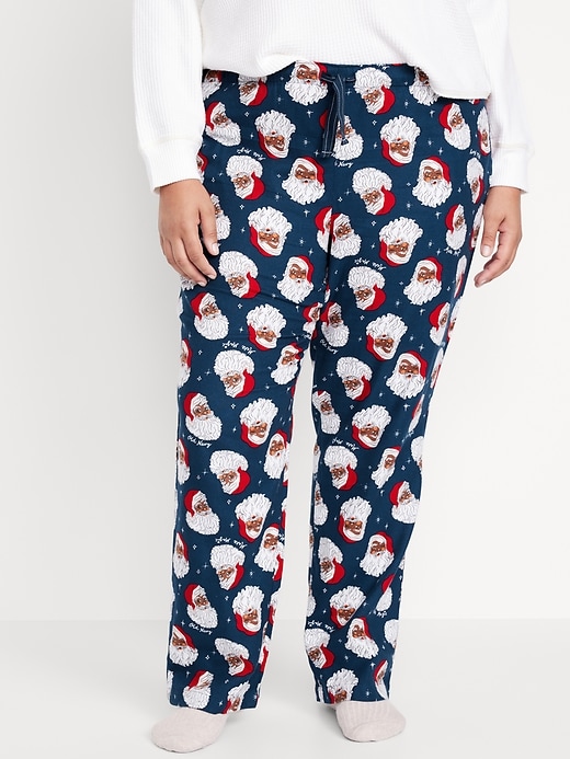 Image number 7 showing, Mid-Rise Flannel Pajama Pants