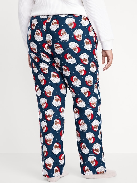 Image number 8 showing, Mid-Rise Flannel Pajama Pants