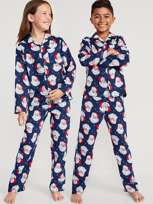 View large product image 1 of 4. Gender-Neutral Printed Pajama Set for Kids