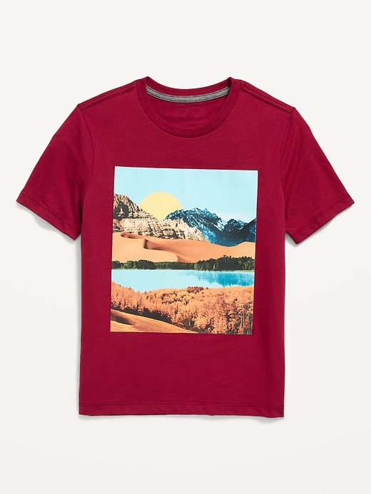 Image number 1 showing, Short-Sleeve Graphic T-Shirt for Boys