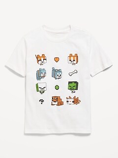Minecraft™ Gender-Neutral Graphic T-Shirt for Kids